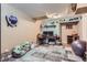 Basement is transformed into an awesome entertainment zone with an office space at 24748 E Layton Pl, Aurora, CO 80016