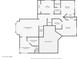 A detailed floor plan showcasing the layout of the bedrooms, bathrooms and other features of the home's upper level at 6293 Braun Cir, Arvada, CO 80004