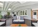 Inviting covered patio with outdoor seating and a grill, great for enjoying outdoor meals and relaxation at 721 Park Ln, Lakewood, CO 80214