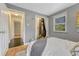 Bedroom featuring hardwood floors and a closet at 1334 Xavier St, Denver, CO 80204