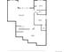 A basement-level floor plan showing a recreation room, bedrooms, and a large basement area at 15779 W 83Rd Pl, Arvada, CO 80007