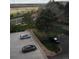 Aerial view of the parking lot, showcasing convenient parking and well-maintained surroundings at 14091 E Marina Dr # 612, Aurora, CO 80014