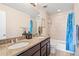 Bathroom with double vanity and bathtub at 39260 Braxton Ln, Elizabeth, CO 80107
