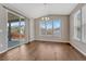 Bright dining area with sliding door access to the back patio and ample light at 7646 Greenwater Cir, Castle Rock, CO 80108