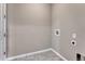 A utility room features hookups for a washer and dryer at 7646 Greenwater Cir, Castle Rock, CO 80108