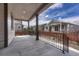 The patio features a covered porch with great views at 7646 Greenwater Cir, Castle Rock, CO 80108