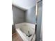 Bathroom features a large soaking tub with tile surround and a glass door shower at 3610 Morning Glory Dr, Castle Rock, CO 80109