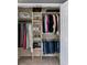 Organized closet with shelving, rods, and ample storage for clothing and accessories at 2831 Spruce St, Denver, CO 80238