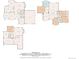 Detailed floor plan showcasing layout of three floors, including basement, bedrooms, kitchen, and living spaces at 87 Deerwood Dr, Littleton, CO 80127