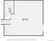 Floor plan display of the basement with laundry room, and stairwell at 8916 Sunridge Hollow Rd, Parker, CO 80134