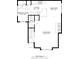 Detailed floor plan of first floor featuring living room, kitchen, dining area, breakfast nook and bath at 1770 S Quintero Way, Aurora, CO 80017
