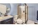 Bathroom featuring walk-in shower at 6302 E 135Th Ave, Thornton, CO 80602