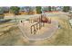 Aerial view of a playground in the center of the community at 3656 E 134Th Dr, Thornton, CO 80241