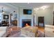 This living room features a fireplace, neutral colors, and an antique trunk at 3737 26Th St, Boulder, CO 80304