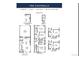 Floor plan showcasing a three-bedroom home layout with 2.5 bathrooms, and a two-car garage at 9279 Merino Ct # D, Littleton, CO 80125