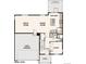 Detailed main level floor plan, showcasing the kitchen, living room, garage and study layout at 42754 Calusa Pines Rd, Elizabeth, CO 80107