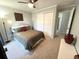 Inviting bedroom features ample closet space, neutral tones, and comfortable furnishings for a relaxing retreat at 4676 White Rock Cir # 12, Boulder, CO 80301