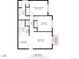 A 758 square foot floor plan featuring a bedroom, living room, and balcony at 16359 W 10Th Ave # X6, Golden, CO 80401