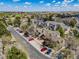 Scenic aerial view of community townhomes, showcasing lush tree cover and ample parking at 1148 S Ventura Cir # C, Aurora, CO 80017