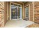 Private patio with sliding door access from bedroom at 7440 S Blackhawk St # 101, Englewood, CO 80112