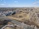 Aerial view of walking trails near homes and open space at 21901 E 42Nd Pl, Aurora, CO 80019
