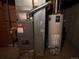 Basement with furnace and hot water heater at 10885 Mildred Dr, Northglenn, CO 80233