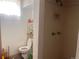 Bathroom with toilet and shower at 10885 Mildred Dr, Northglenn, CO 80233