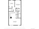 Detailed second floor plan of the townhome showcasing the layout of bedrooms, baths, and utility room at 12704 Leyden St # D, Thornton, CO 80602