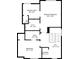 Floorplan showcasing a primary bath, primary bedroom, walk-in closet, bath, bedroom, and laundry at 1469 S Ulster St, Denver, CO 80231