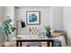 Cozy office with marble desk, tufted chair, and decor at 3930 Miller St, Wheat Ridge, CO 80033