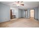 Expansive main bedroom with ensuite bathroom and plenty of space for large furniture at 523 E Long Ct, Littleton, CO 80122