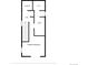 Detailed third floor plan showcasing primary bedroom, bath, laundry, and walk-in closet at 1747 Lowell Blvd, Denver, CO 80204