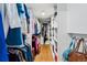 Spacious walk-in closet with custom shelving and ample storage space at 1051 Independence St, Lakewood, CO 80215