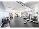 Large workout room and gym with exercise equipment and good lighting at 800 Washington St # 302, Denver, CO 80203