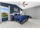 Bright main bedroom features vaulted ceilings, soft carpet and great natural light at 4797 Flower St, Wheat Ridge, CO 80033