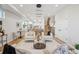 Open floor plan featuring a living room that flows into the kitchen and staircase at 2326 Eliot St # 7, Denver, CO 80211