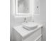 Modern bathroom featuring a vessel sink, sleek faucet, and bright, minimalist design at 3100 E Cherry Creek South Dr # 1201, Denver, CO 80209