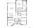 Second floor layout featuring the Primary bedroom and bath, 3 other bedrooms, laundry, and more at 6312 Las Conchas Pt, Parker, CO 80134
