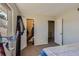 Bedroom with a large closet at 3354 S Flower St # 14, Lakewood, CO 80227