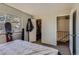 Bedroom with a window and a closet at 3354 S Flower St # 14, Lakewood, CO 80227