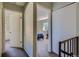 Hallway showing views of the living area, bedroom and hallway closet at 3354 S Flower St # 14, Lakewood, CO 80227