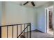 Hallway showing views of the living area and bathroom at 3354 S Flower St # 14, Lakewood, CO 80227