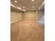Spacious basement area with carpeted floors, recessed lighting, and neutral walls at 9715 Taylor River Cir, Littleton, CO 80125