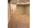 Large basement area with carpeted floors, offering versatile space for various activities at 9715 Taylor River Cir, Littleton, CO 80125