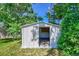 View of home's storage shed at 7011 Poplar St, Commerce City, CO 80022