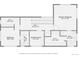 Detailed floor plan displaying the layout of the second floor with bedrooms and bathrooms at 3931 Utica St, Denver, CO 80212