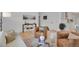 Spacious living room showcasing hardwood floors, designer furnishings, and seamless flow at 6620 S Foresthill St, Littleton, CO 80120