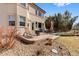 A cozy outdoor seating area in the backyard, perfect for relaxation and entertainment at 6445 S Telluride St, Aurora, CO 80016