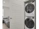Conveniently located stackable washer and dryer, tucked away near the living space at 18233 E 51St Ave, Denver, CO 80249