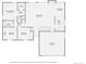 Detailed floor plan showcasing the layout of the bedrooms, bathrooms, living spaces, and garage at 8195 Field Ct, Arvada, CO 80005